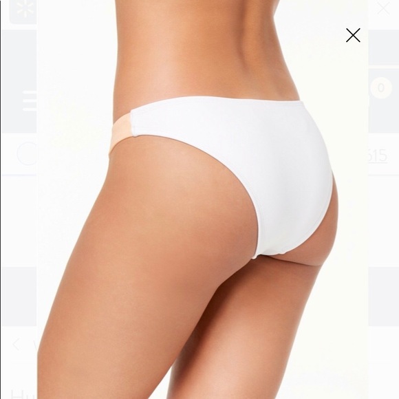 Hula Honey White, Peach bikini bottom - Picture 2 of 6